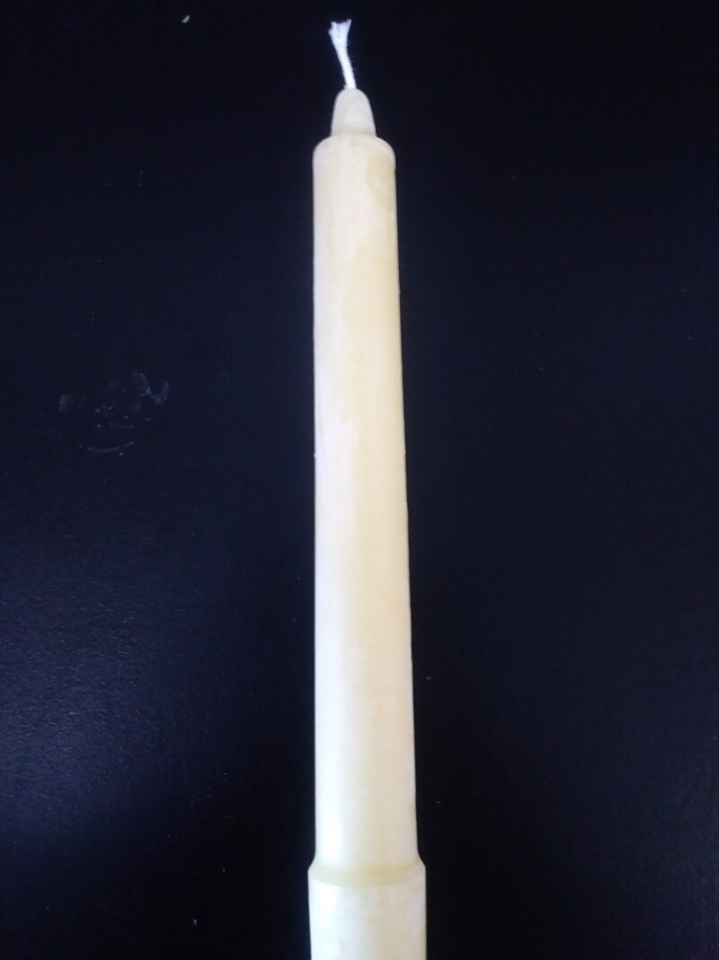 8.5" Long Natural / White Smooth taper w step. - Image 2