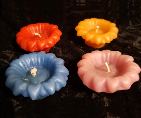 Floating beeswax candles Category